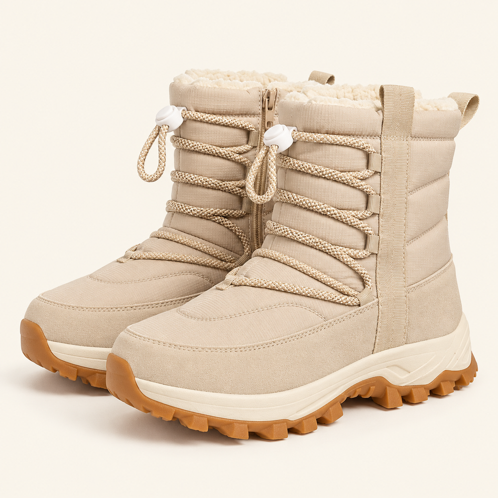 Ascoli Snow Boots in Beige