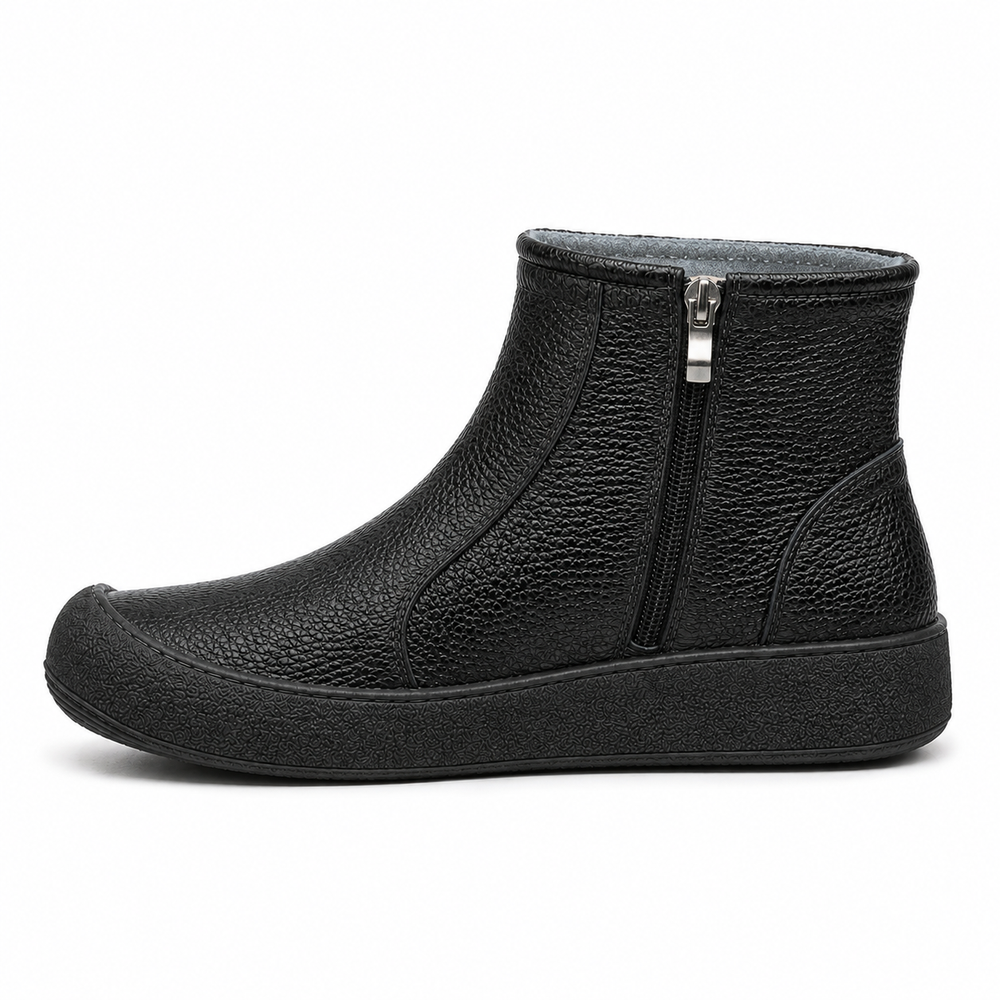 Viterbo Orthopedic Ankle Boots - Black - side view