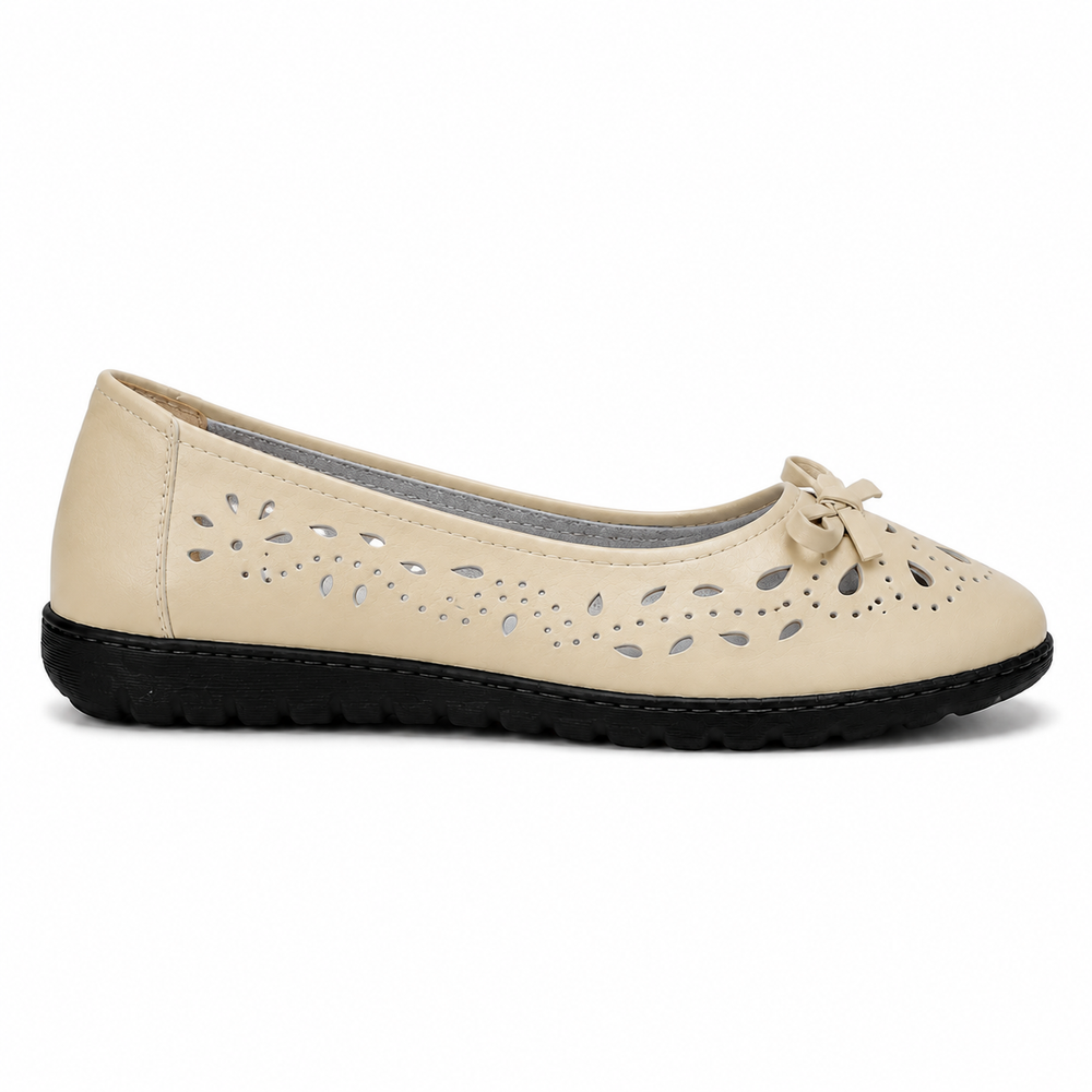 Vicenza Orthopedic Sandals - Beige - side view