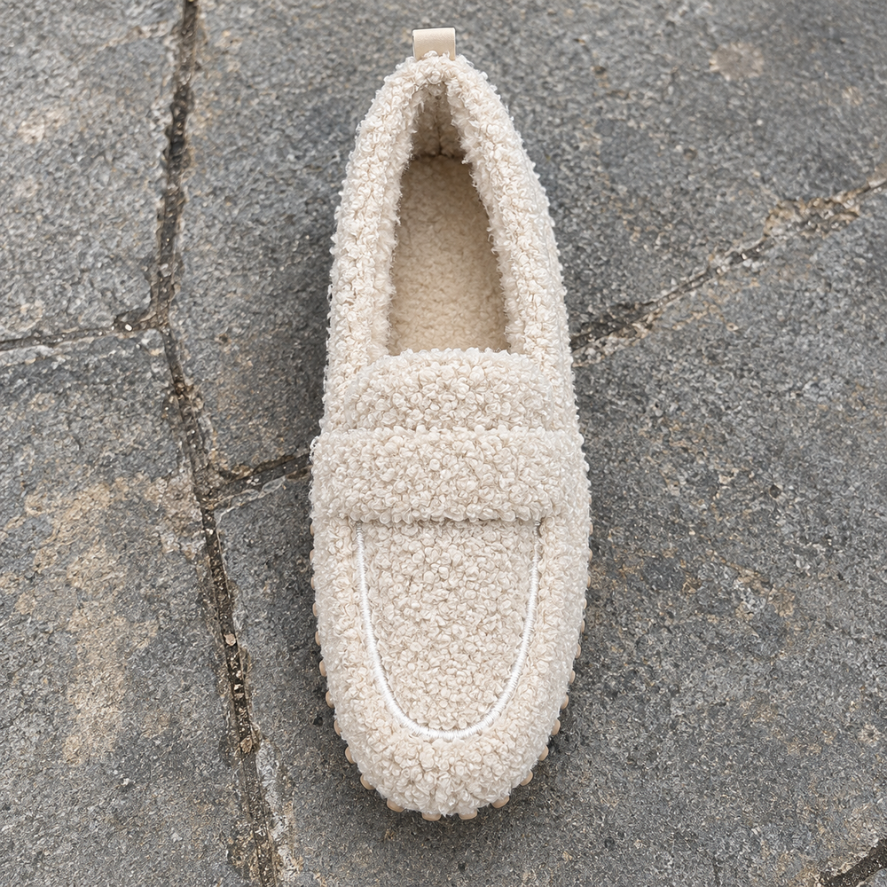 Bellagio Loafers in Cream (inside view)