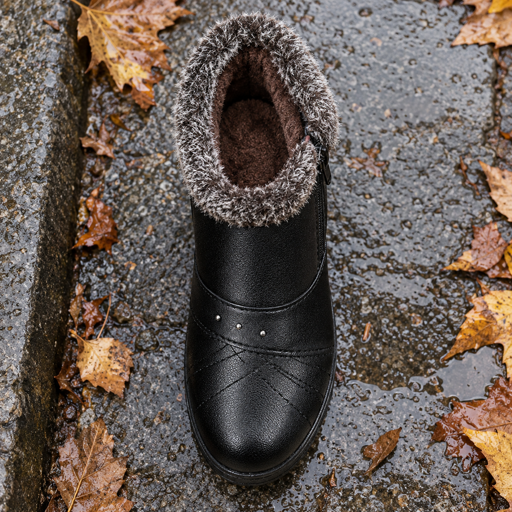Oristano Ankle Boots in Black (inside view)