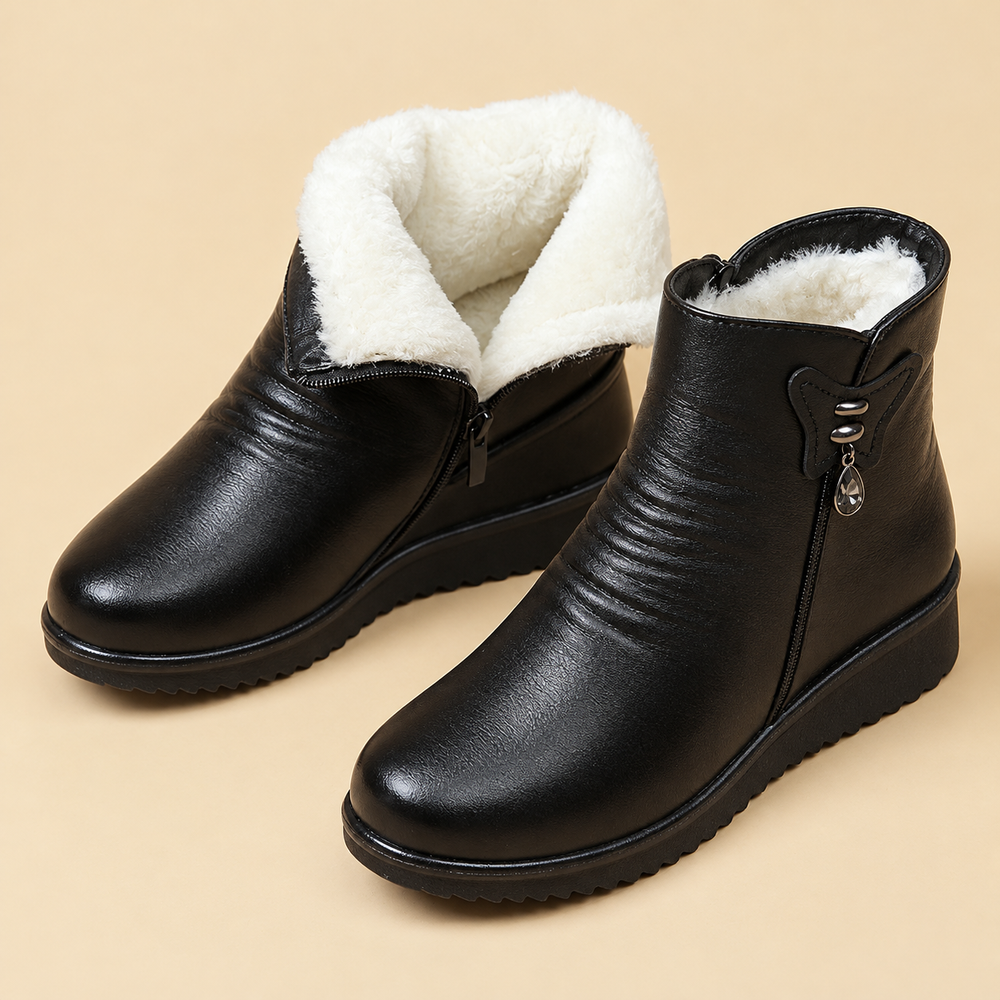 Todi Orthopedic Ankle Boots in Black