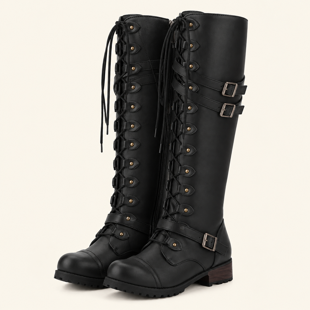Pistoia Riding Boots in Black
