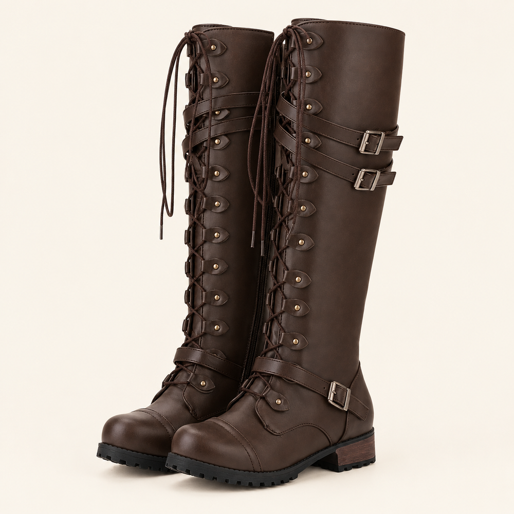 Pistoia Riding Boots in Chocolate
