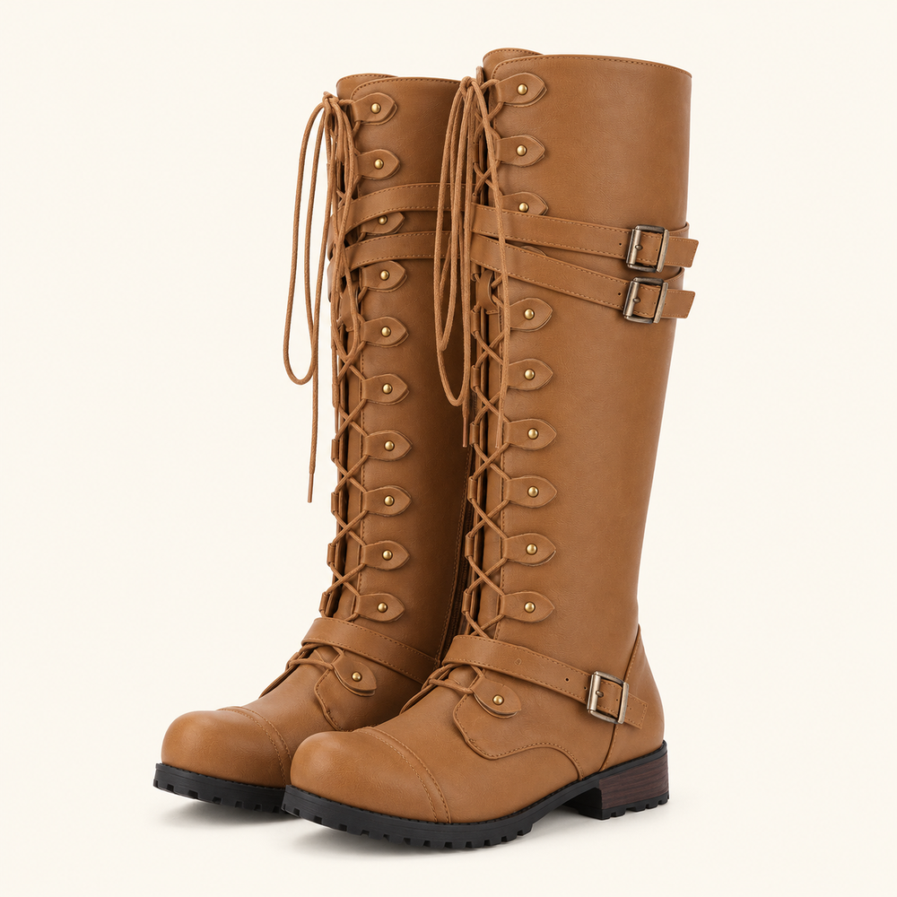 Pistoia Riding Boots in Caramel