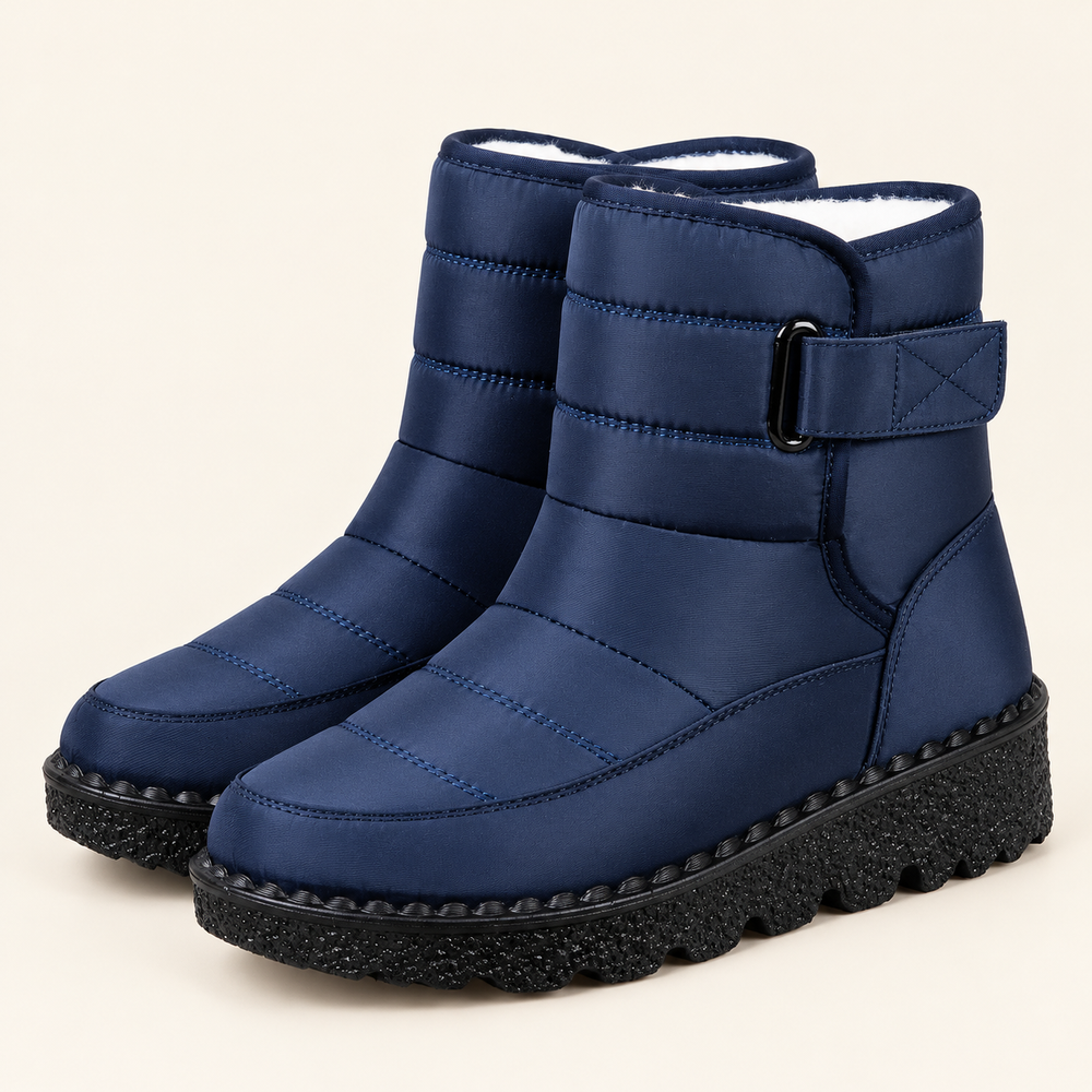 Bormio Orthopedic Snow Boots in Navy