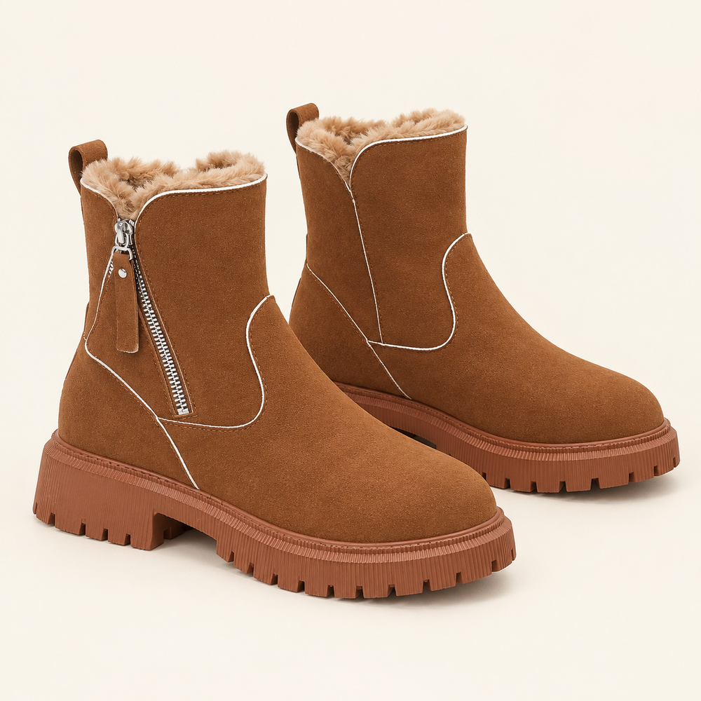 Cortina Snow Boots in Chestnut