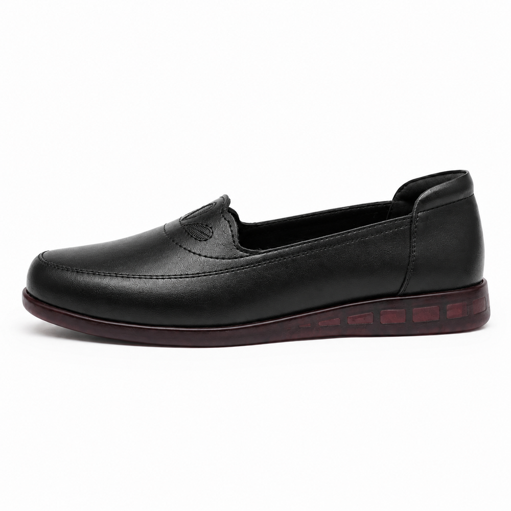 Brescia Orthopedic Flats - Black - side view