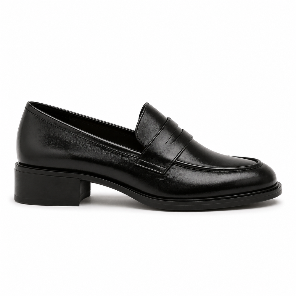 Venezia Orthopedic Loafers - Black - side view