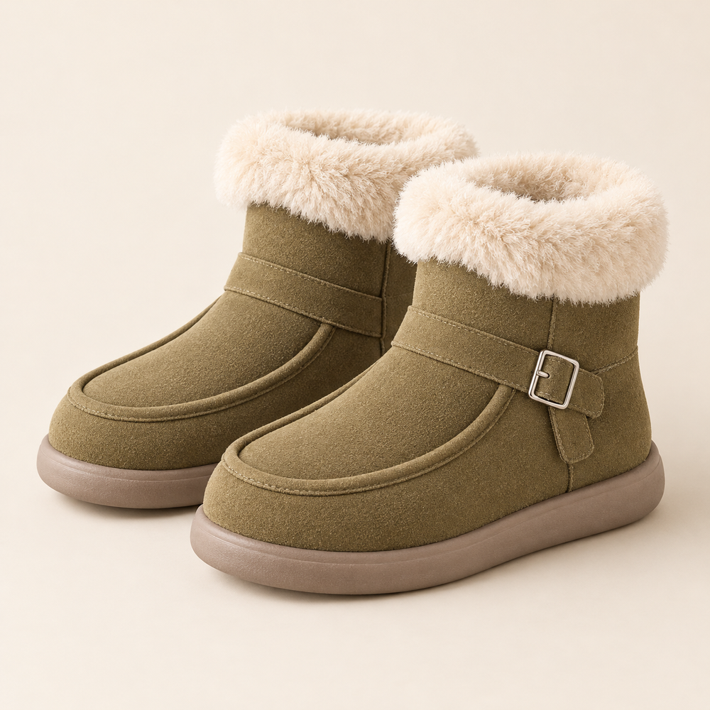 Sorano Orthopedic Ankle Boots in Olive