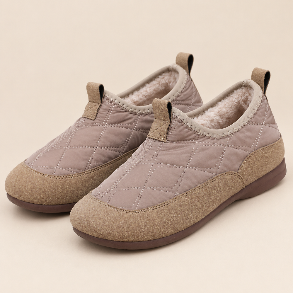 Cervia Orthopedic Slip-On Shoes in Taupe