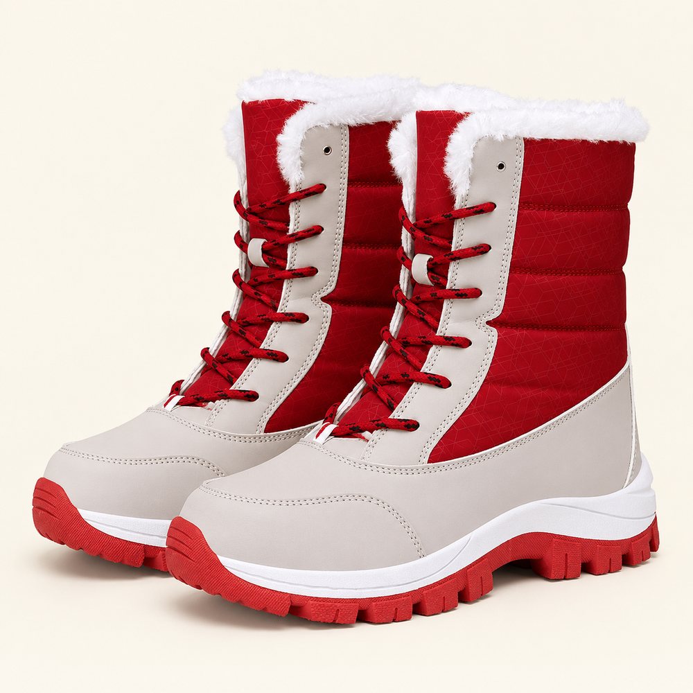 Arabba Snow Boots in Red