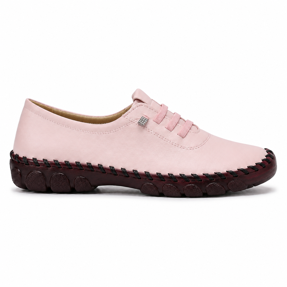 Ravenna Orthopedic Flats - Pink - side view