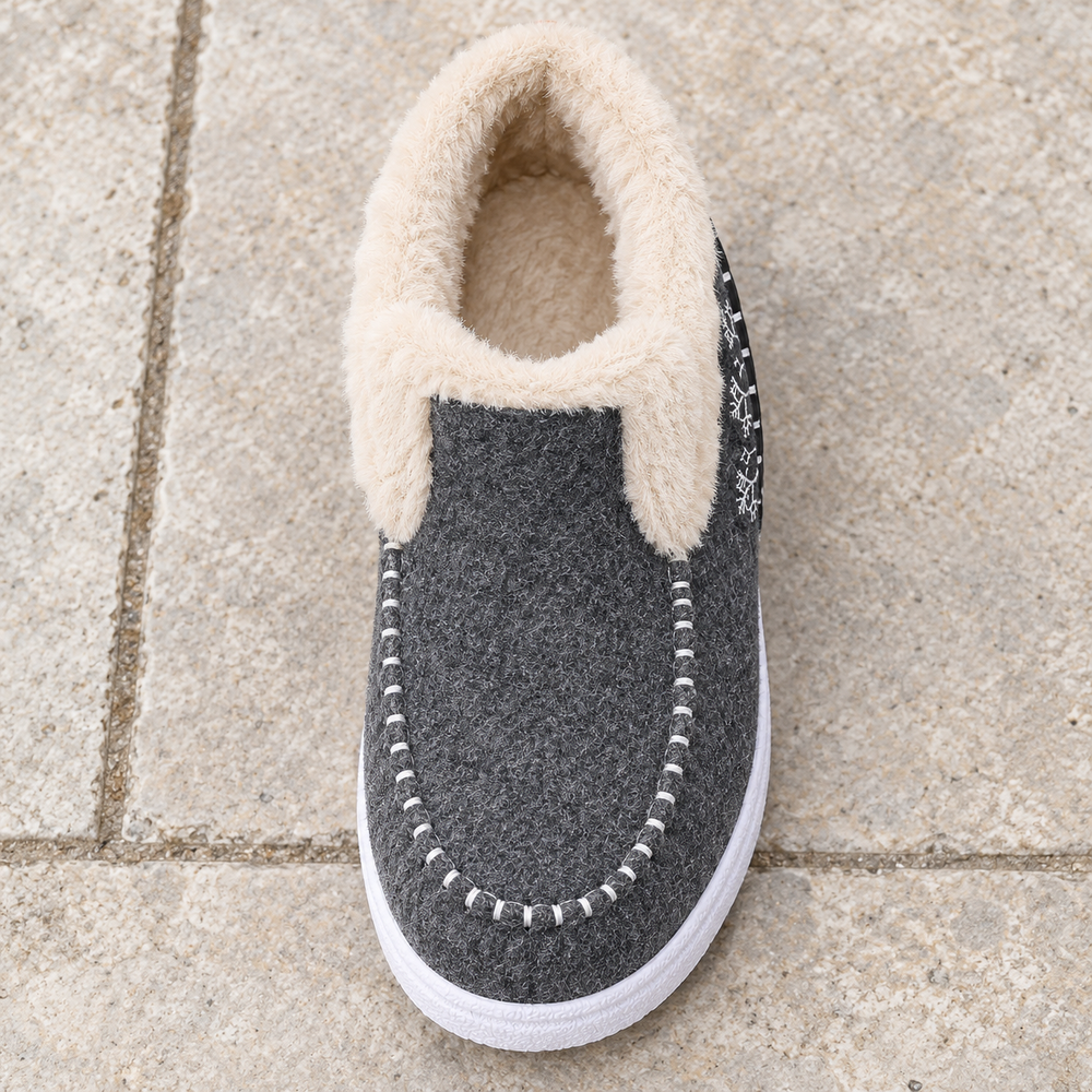 Recanati Moccasins in Charcoal (inside view)