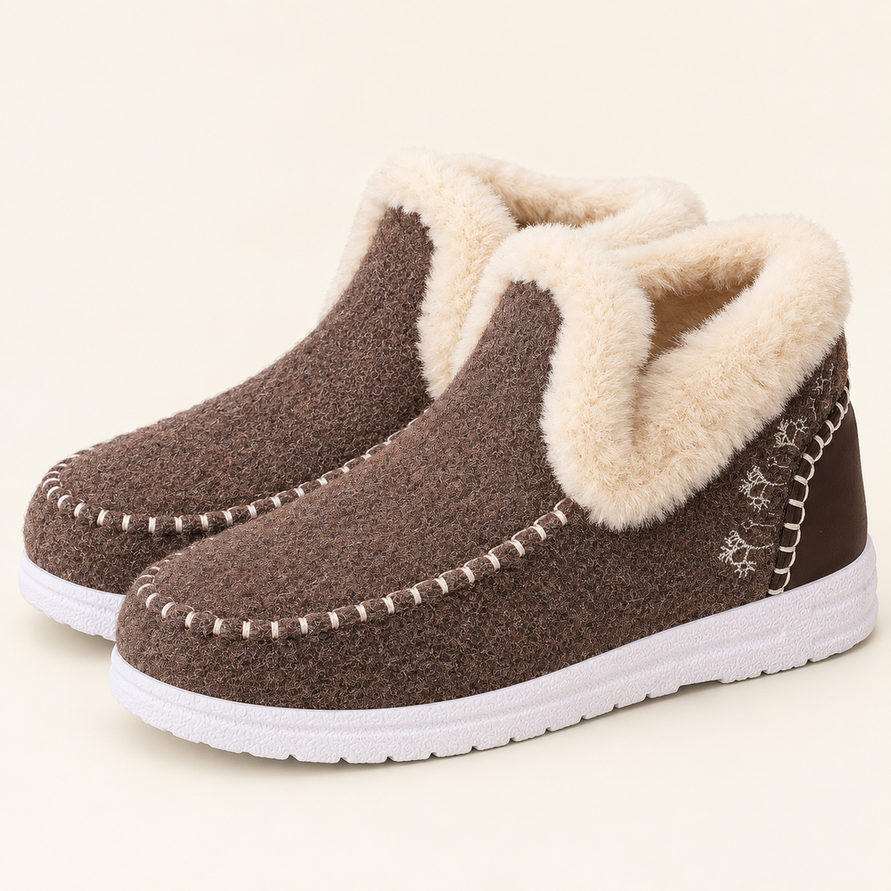 Scanno Orthopedic Moccasins in Chocolate