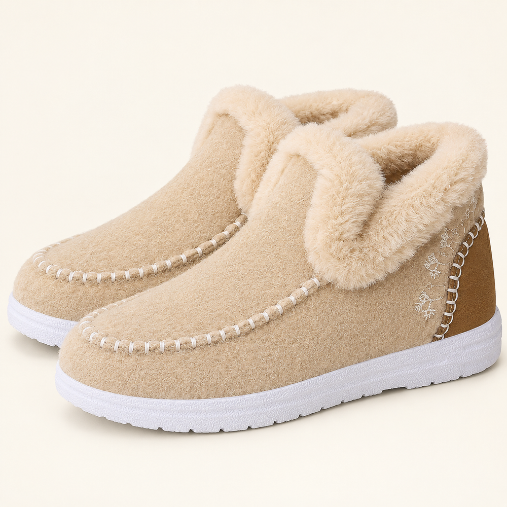 Scanno Orthopedic Moccasins in Oatmeal