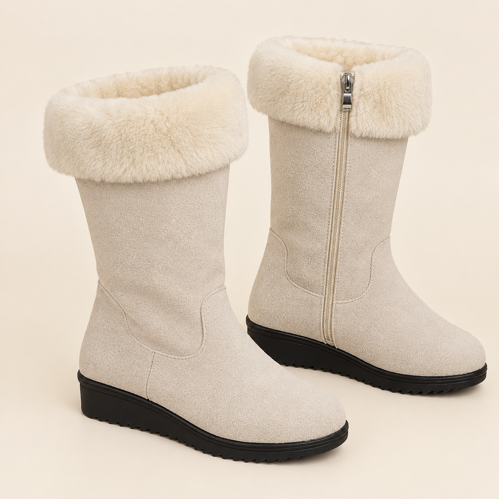 Tempio Snow Boots in Cream