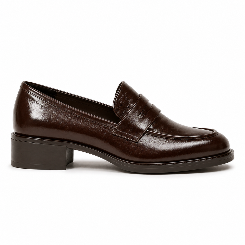 Venezia Orthopedic Loafers - Brown - side view