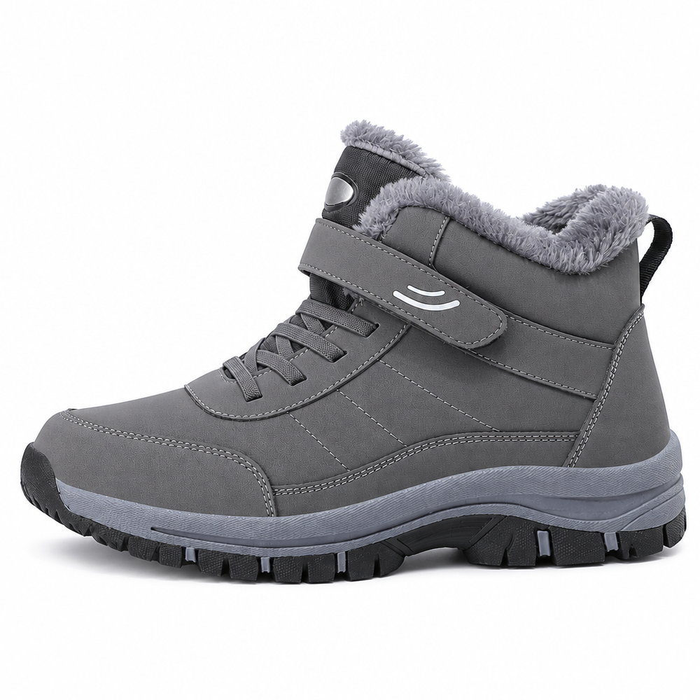 Chiusa Orthopedic Ankle Boots - Gray - side view
