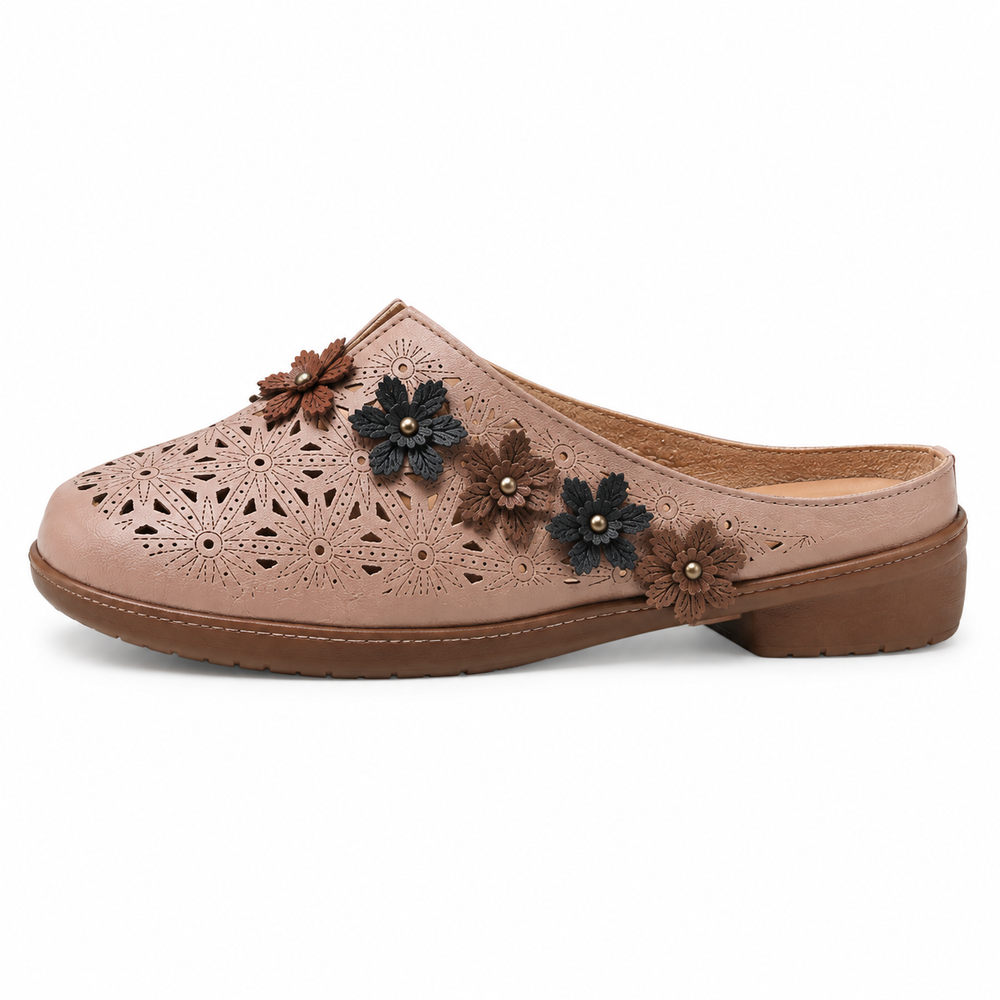 Bussolengo Orthopedic Mules - Dusty Rose - side view