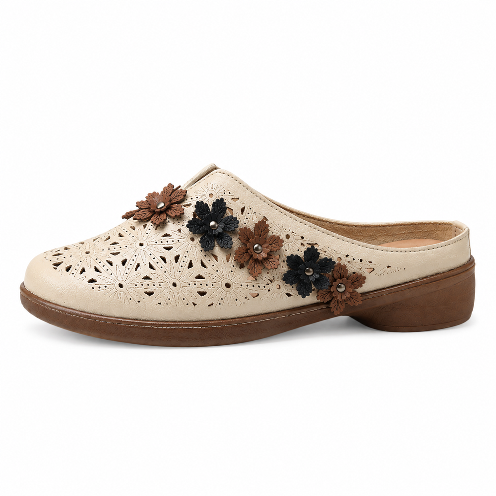 Bussolengo Orthopedic Mules - Beige - side view