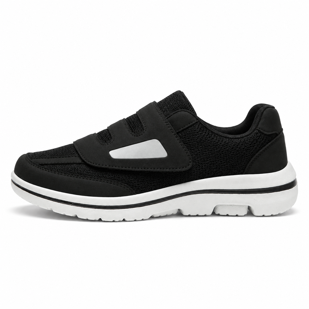 Enna Orthopedic Comfort Shoes - Black - side view