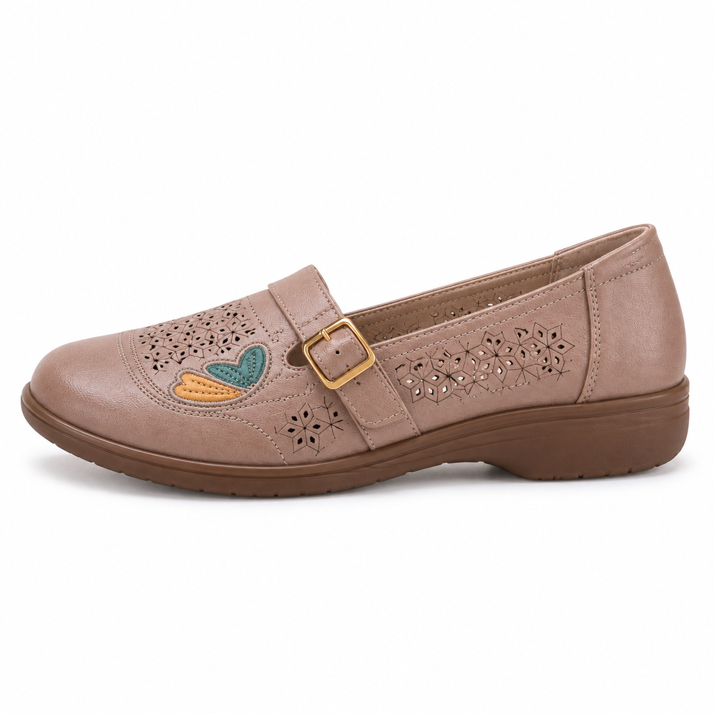 Menaggio Orthopedic Loafers - Dusty Rose - side view