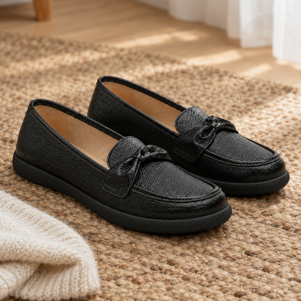 Catania Orthopedic Loafers - Black - styled