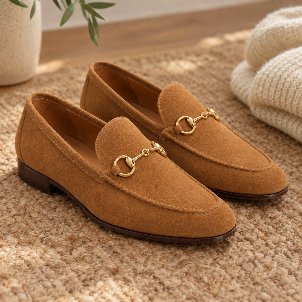 The Porto Orthopedic Loafers - Tan - styled