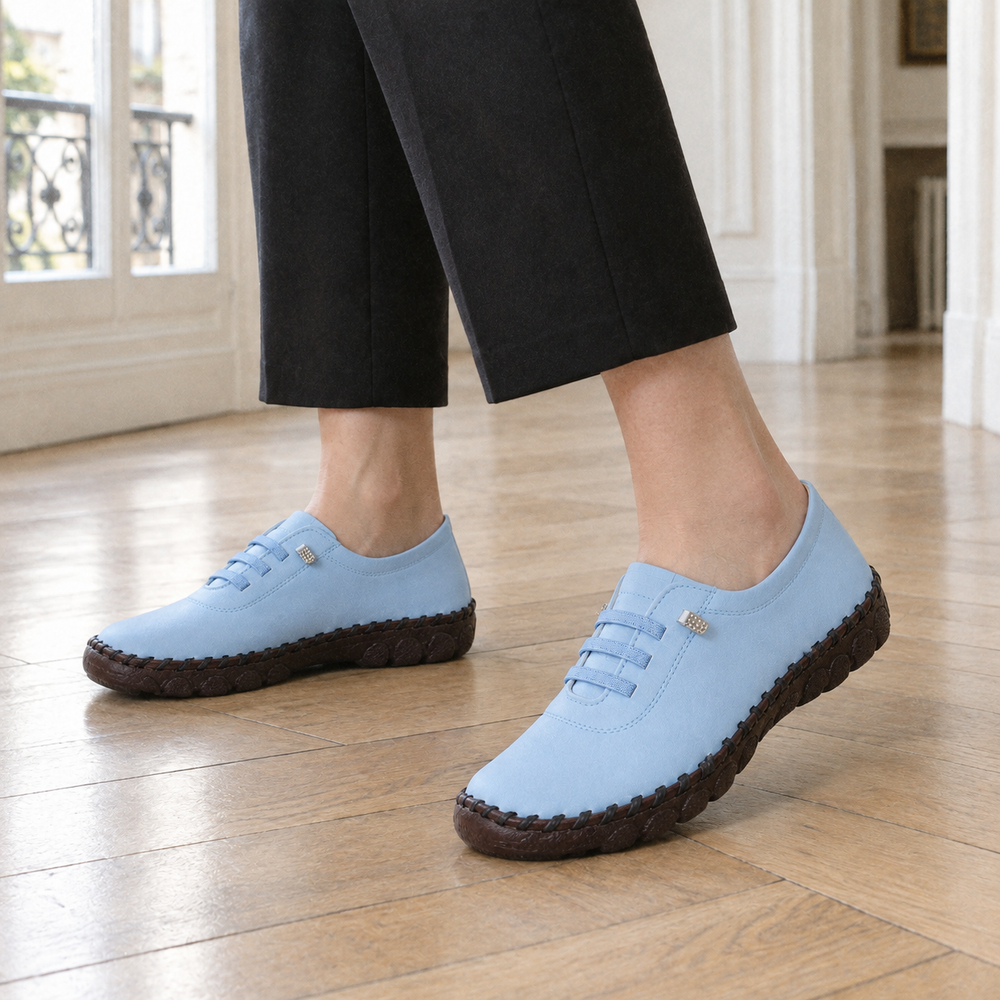 Rimini Orthopedic Flats - Sky - on foot