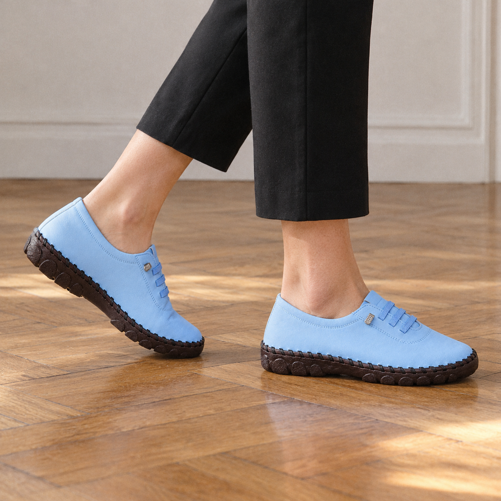 Rimini Orthopedic Flats - Sky - on foot side