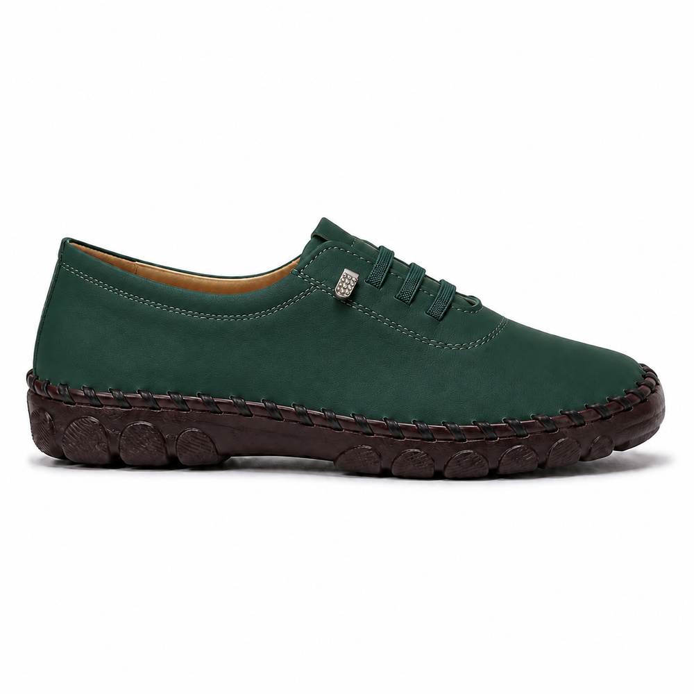 Fiesole Orthopedic Flats - Forest - side view