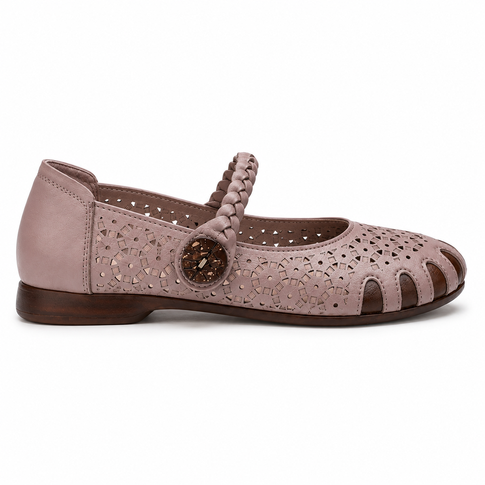 Viterbo Orthopedic Sandals - Khaki - side view