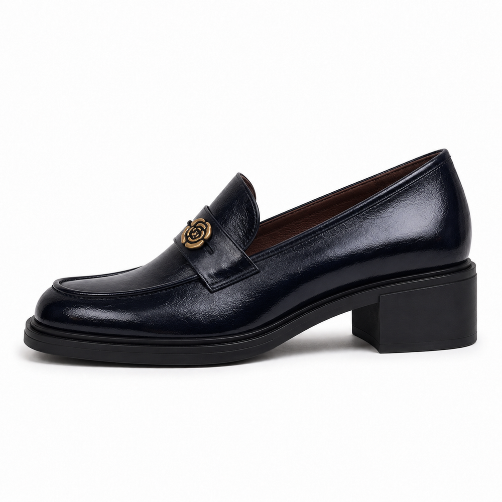 Torino Orthopedic Loafers - Camellia - side view