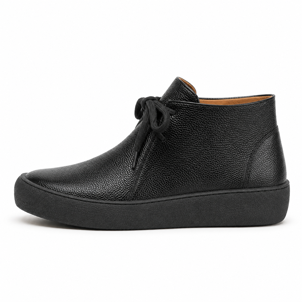 Imola Orthopedic Ankle Boots - Black - side view