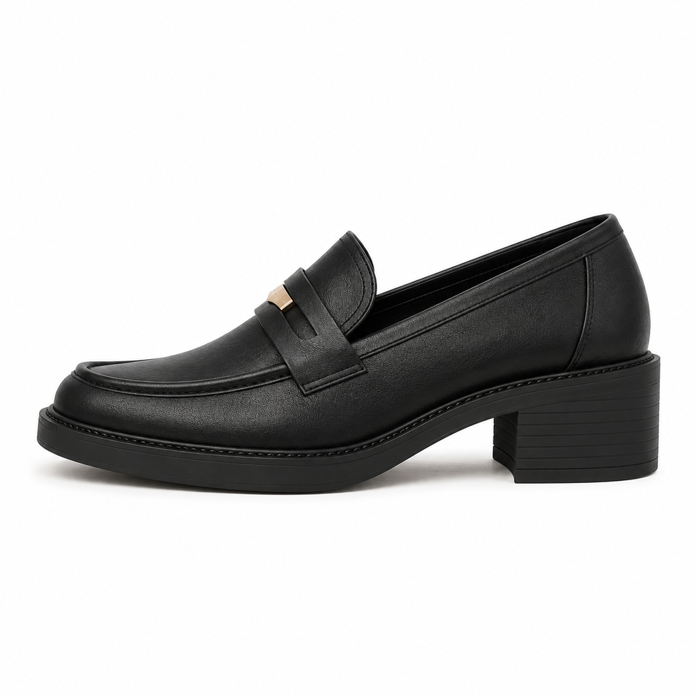 Ostuni Orthopedic Loafers - Black - side view