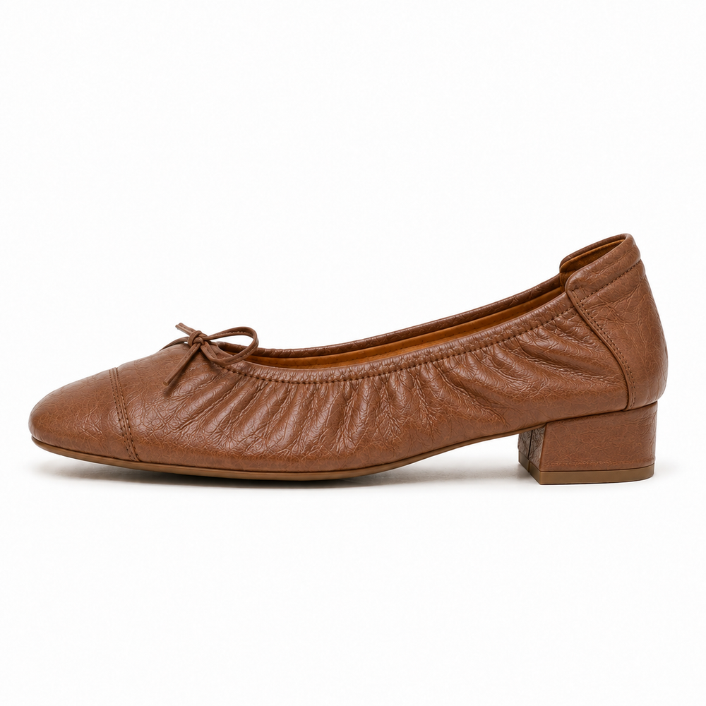 Cremona Orthopedic Ballet Flats - Brown - side view