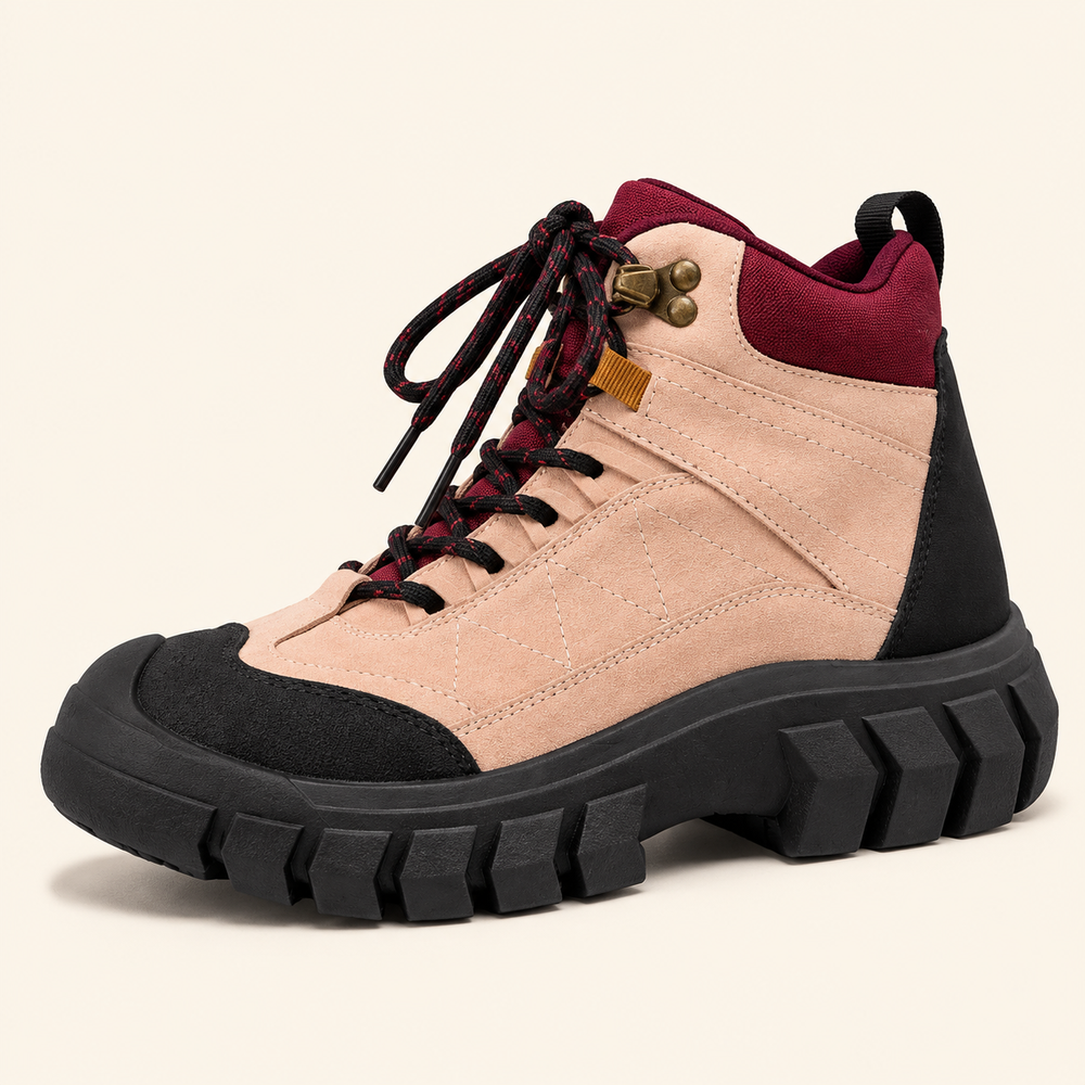 Lecco Hiking Boots in Blush