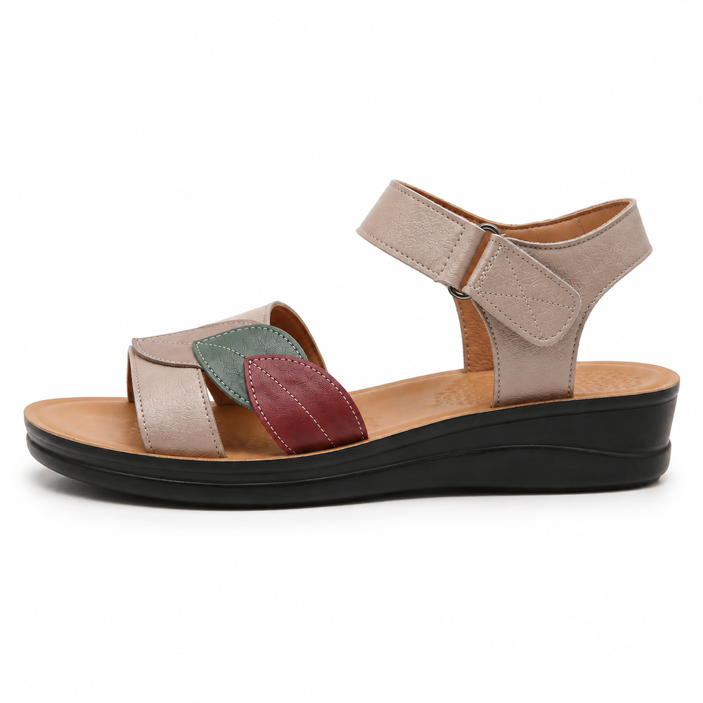 Varese Orthopedic Sandals - Dusty Rose - side view