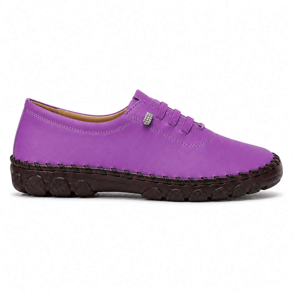 Rimini Orthopedic Flats - Purple - side view