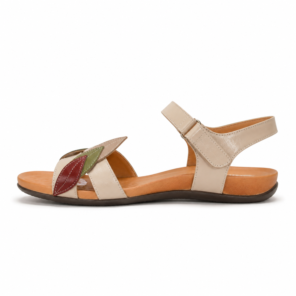 Modena Orthopedic Sandals - Beige - side view