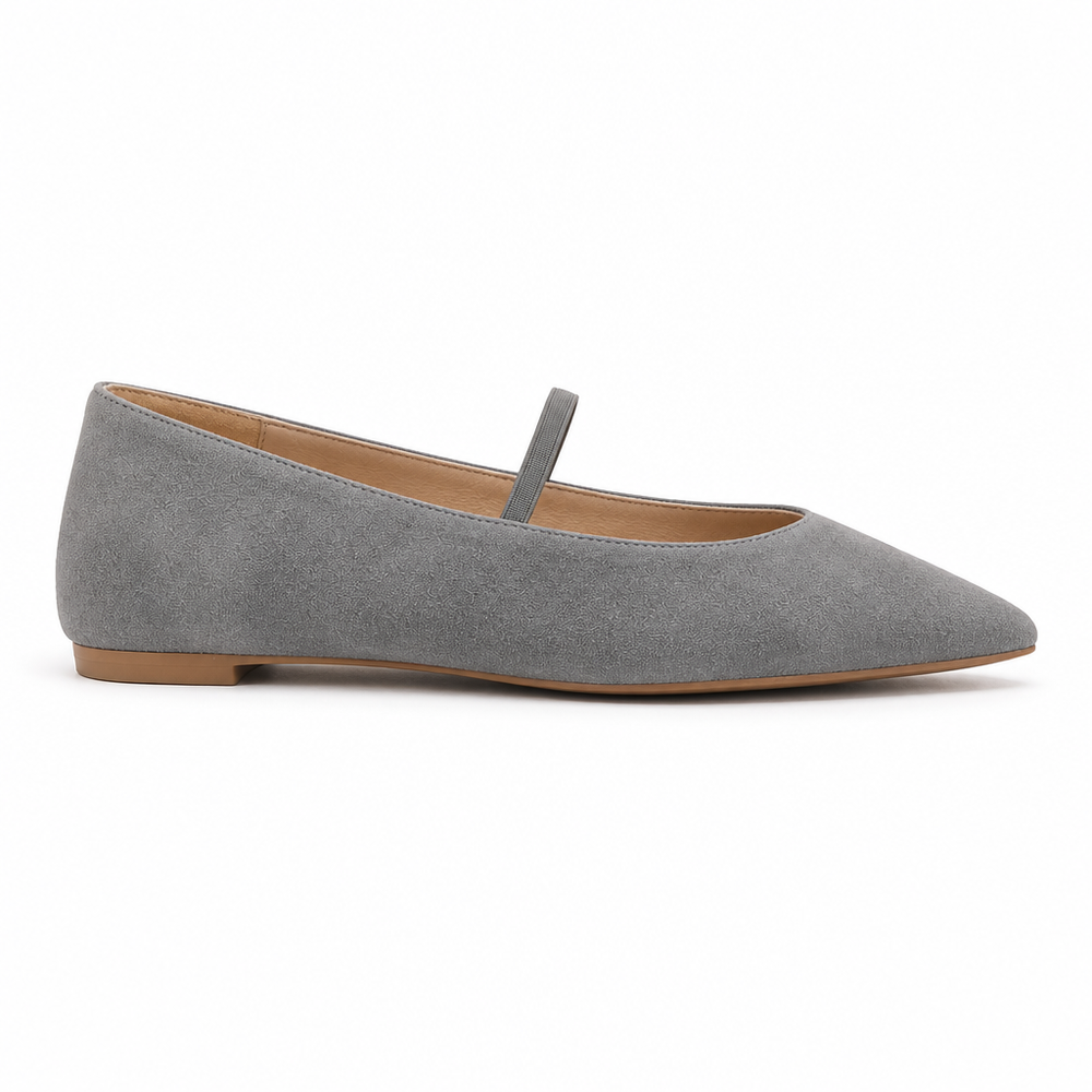 The Genoa Orthopedic Comfort Shoes - Sage - side view