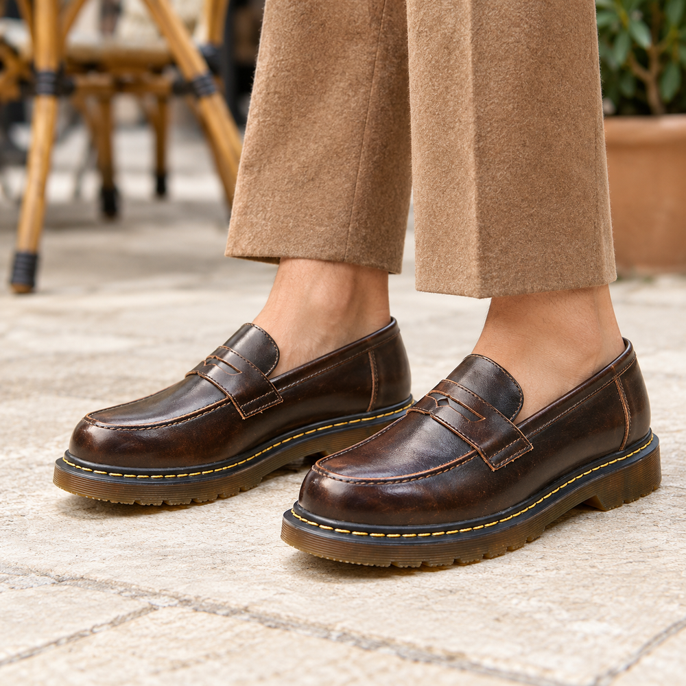 Varenna Loafers in Espresso (on foot)