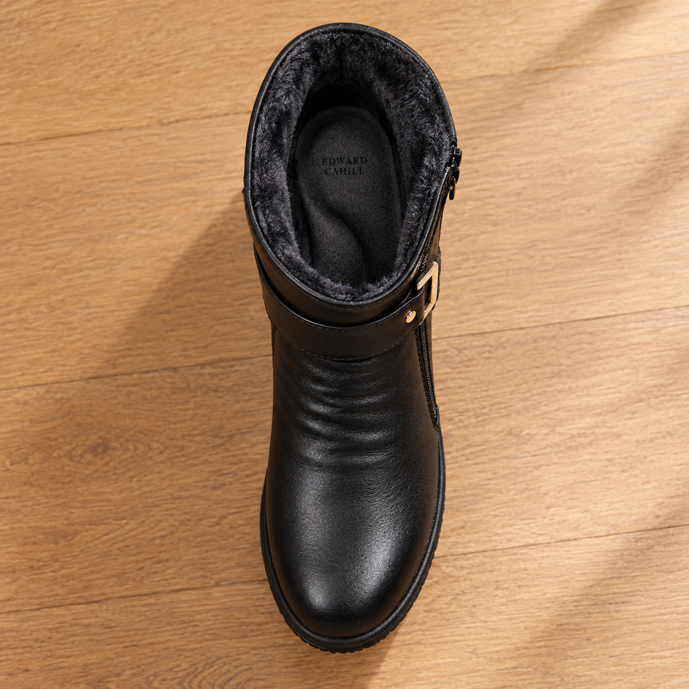 Trevi Orthopedic Ankle Boots in Black (footbed)