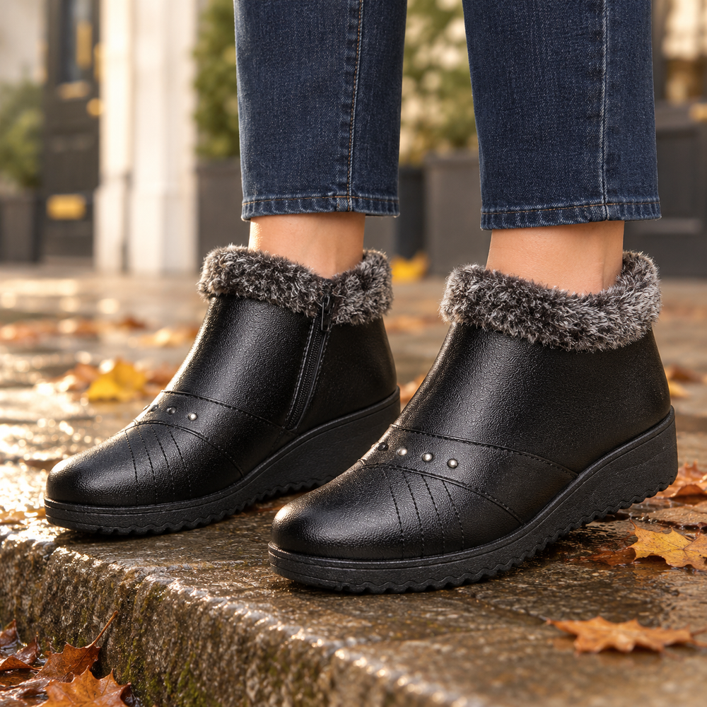 Oristano Ankle Boots in Black (on foot)