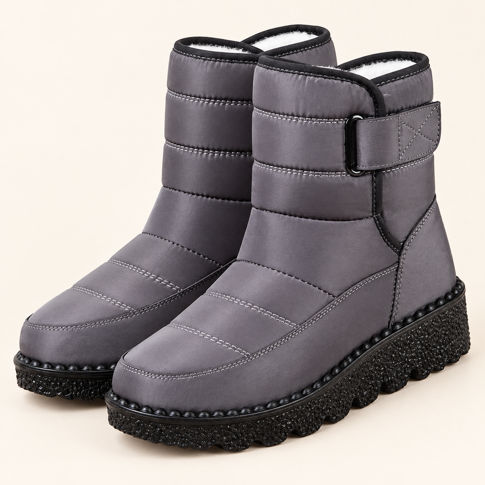 Bormio Orthopedic Snow Boots in Grey