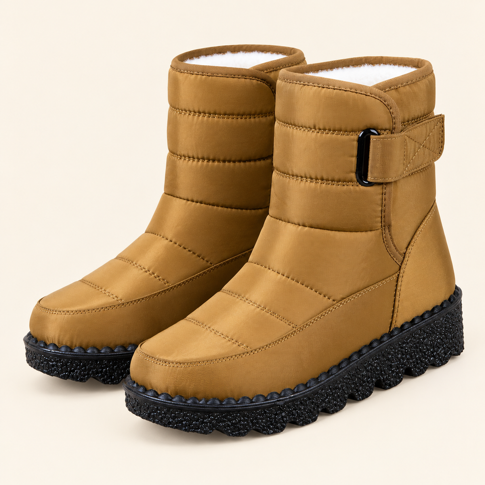Bormio Orthopedic Snow Boots in Mustard