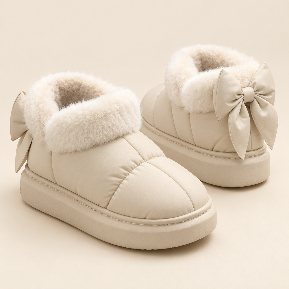 Brunico Slippers in Cream