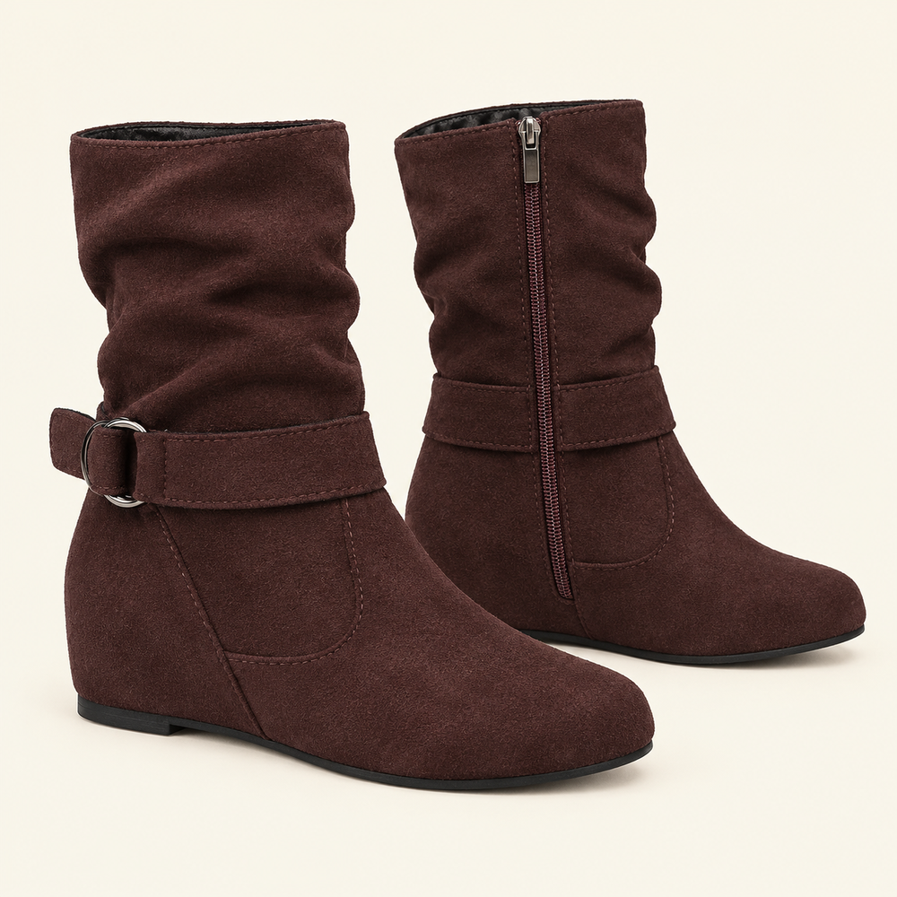 Amelia Ankle Boots in Chocolate