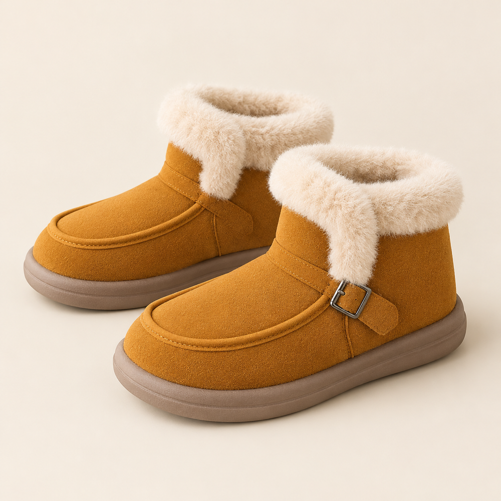 Sorano Orthopedic Ankle Boots in Caramel